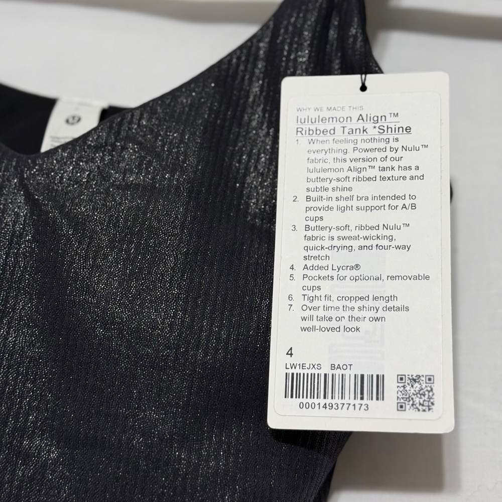 Lululemon Shine Align™ Ribbed Tank Top - Picture 2 of 3